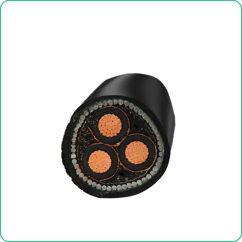 N2XSERY Three Core MV Power Cable,CU/XLPE/SWA/PVC Cable,6/10KV  8.7/15KV  12/20KV  18/30KV