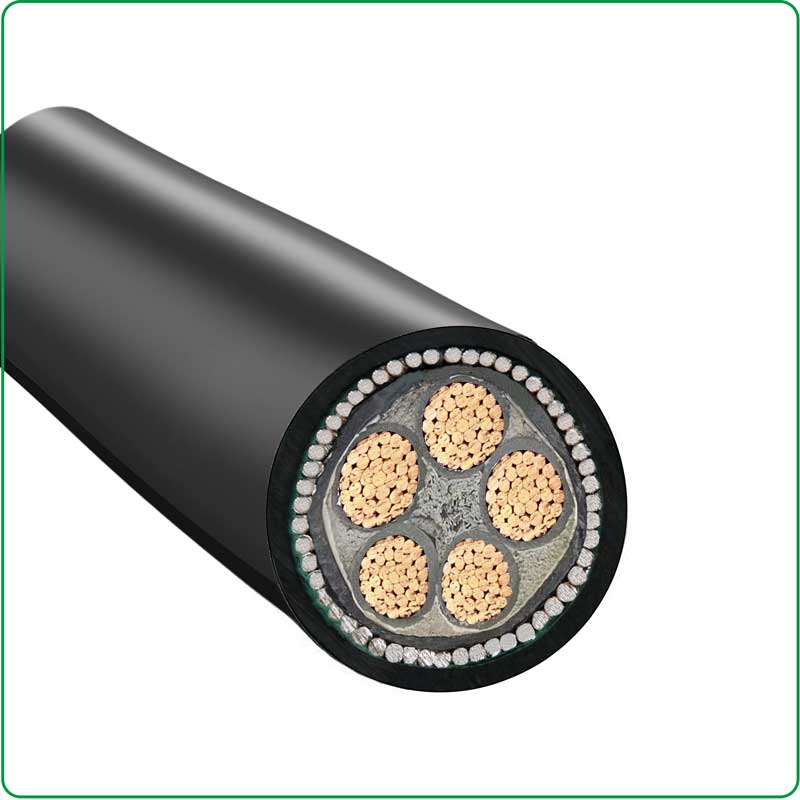 SWA Cable N2XRY  Copper Conductor SWA 0.6/1kV Cable，CU/XLPE/SWA/PVC