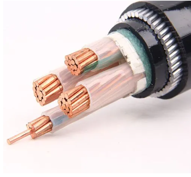 SWA Cable N2XRY  Copper Conductor SWA 0.6/1kV Cable，CU/XLPE/SWA/PVC