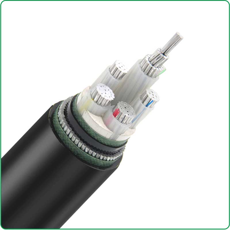 AL/XLPE/SWA/PVC NA2XRY 0.6/1kV Aluminum SWA Cable