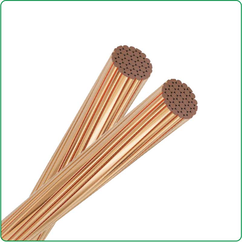 Bare Copper Class 2 stranded conductor