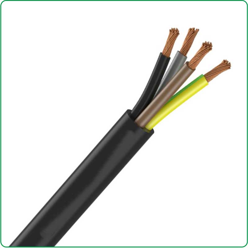 Heavy duty,Oil-resistant flexible Cable H07RN-F Rubber cable